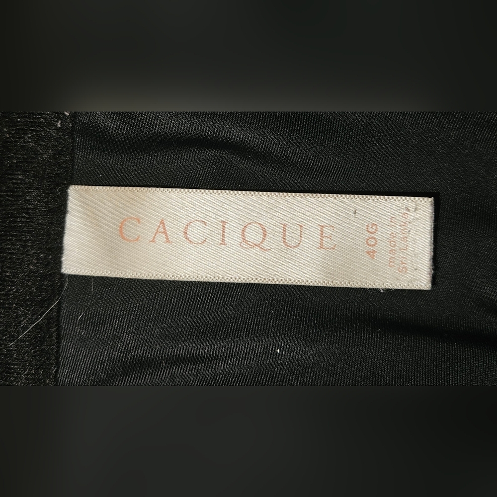Cacique Midnight Black Lingerie